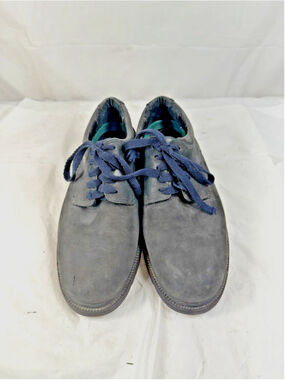 CAMBRIDGE CLASSICS Noah Black NUBUCK Leather Casual Dress Shoes Mens Size 10 M